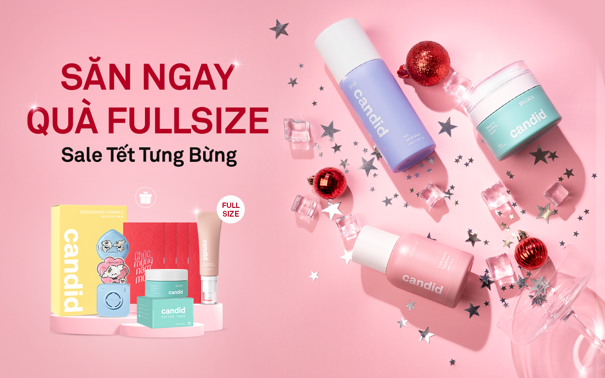 Đặc quyền khi mua sắm tại Website Candid