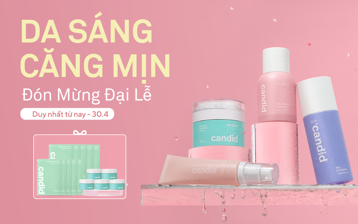Đặc quyền khi mua sắm tại Website Candid