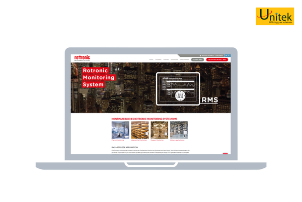 unitek phần mềm giám sát môi trường rotronic