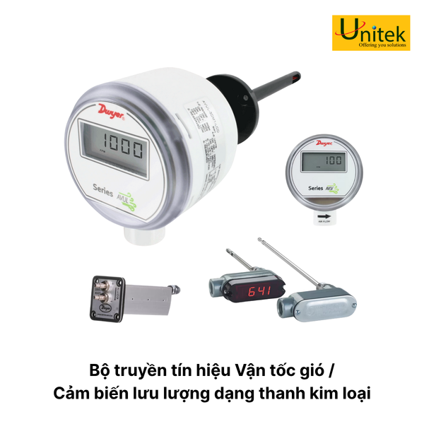 Bộ truyền tín hiệu Vận tốc gió dwyer omega