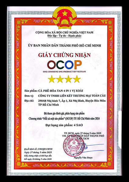 Chứng nhận OCOP