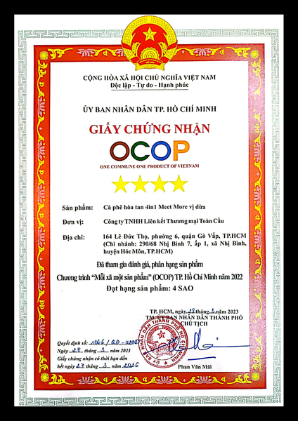 Chứng nhận OCOP