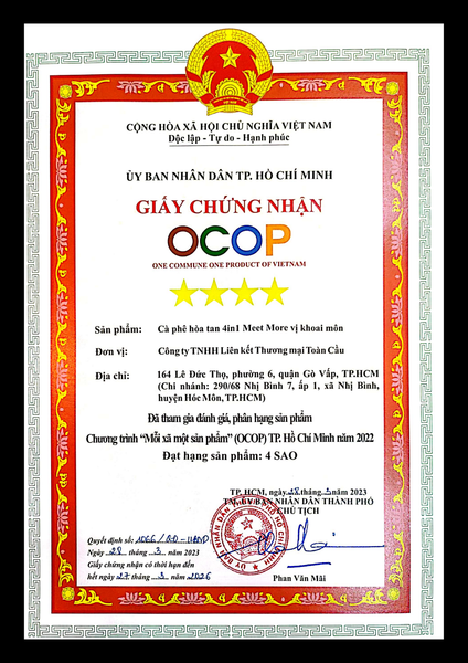 Chứng nhận OCOP