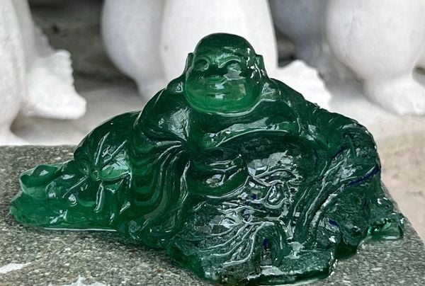 Tạo hình của viên thủy tinh xanh