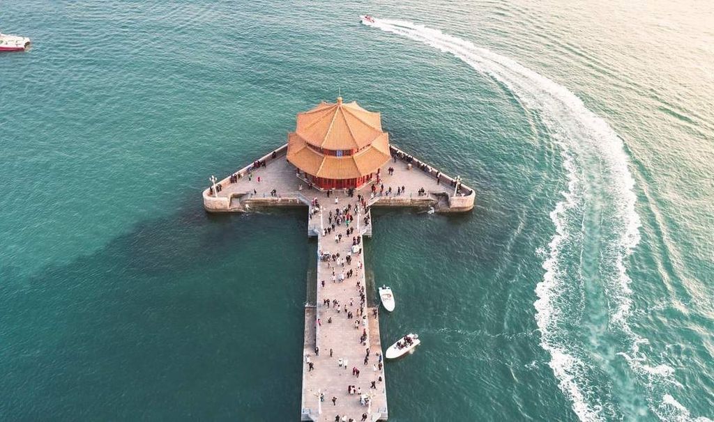 Hình ảnh lịch sử của cầu tàu tại Qingdao