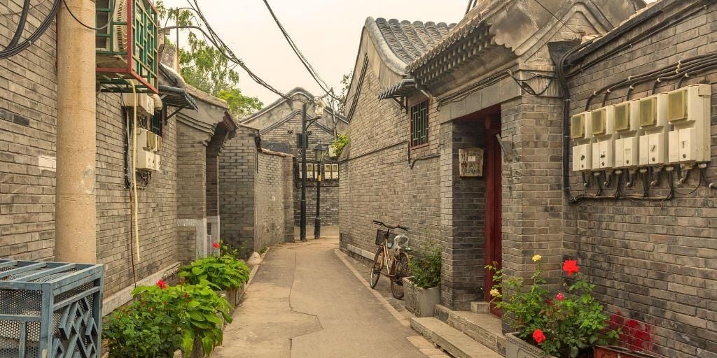 Con hẻm Hutong với nhà cổ truyền thống