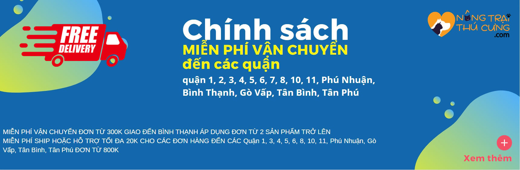 Miễn phí vận chuyển