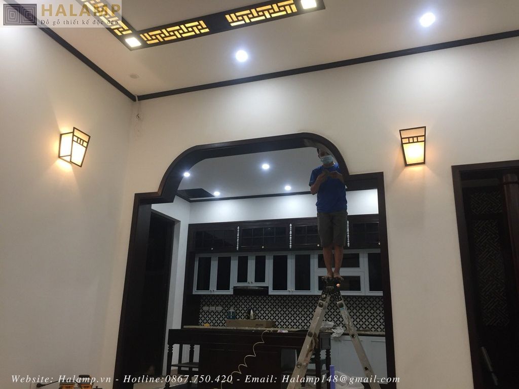 Thi công nội thất indochine kết hợp đồ gỗ grand bois