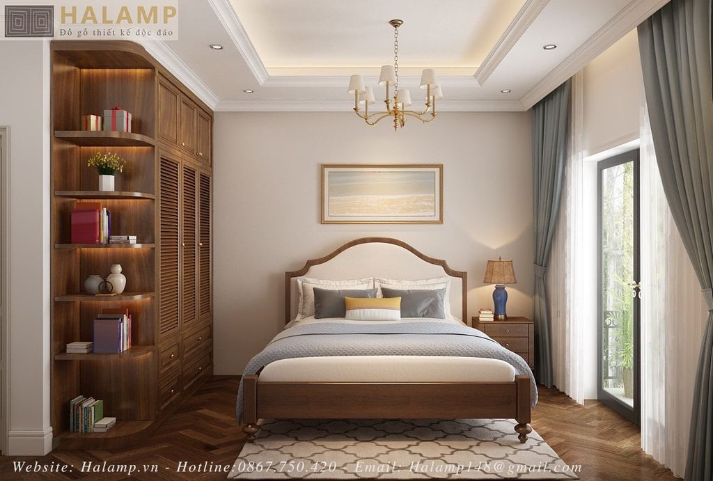 Thiết kế nội thất biệt thự geleximco phong cách tân cổ điển