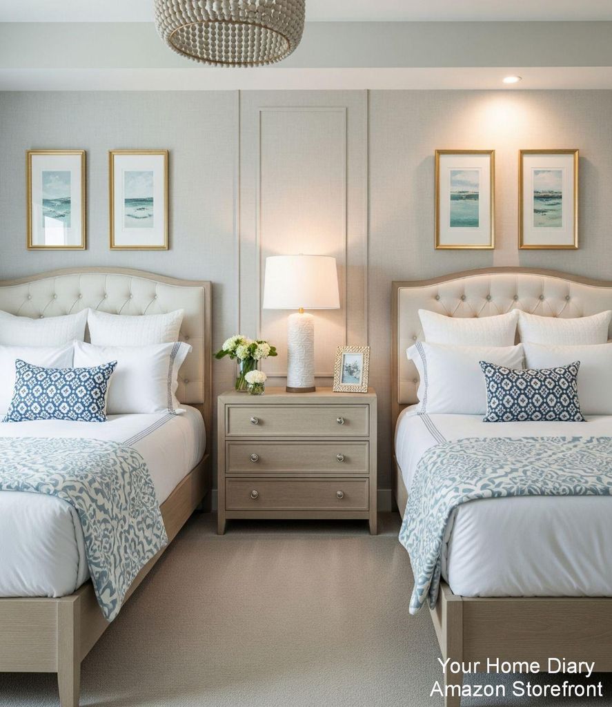 Hình ảnh gợi ý tham khảo phòng ngủ tân cổ điển nhẹ nhàng