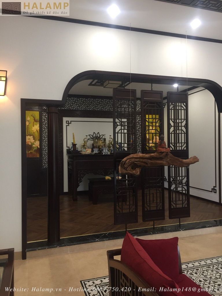 Trang trí phòng thờ truyền thống