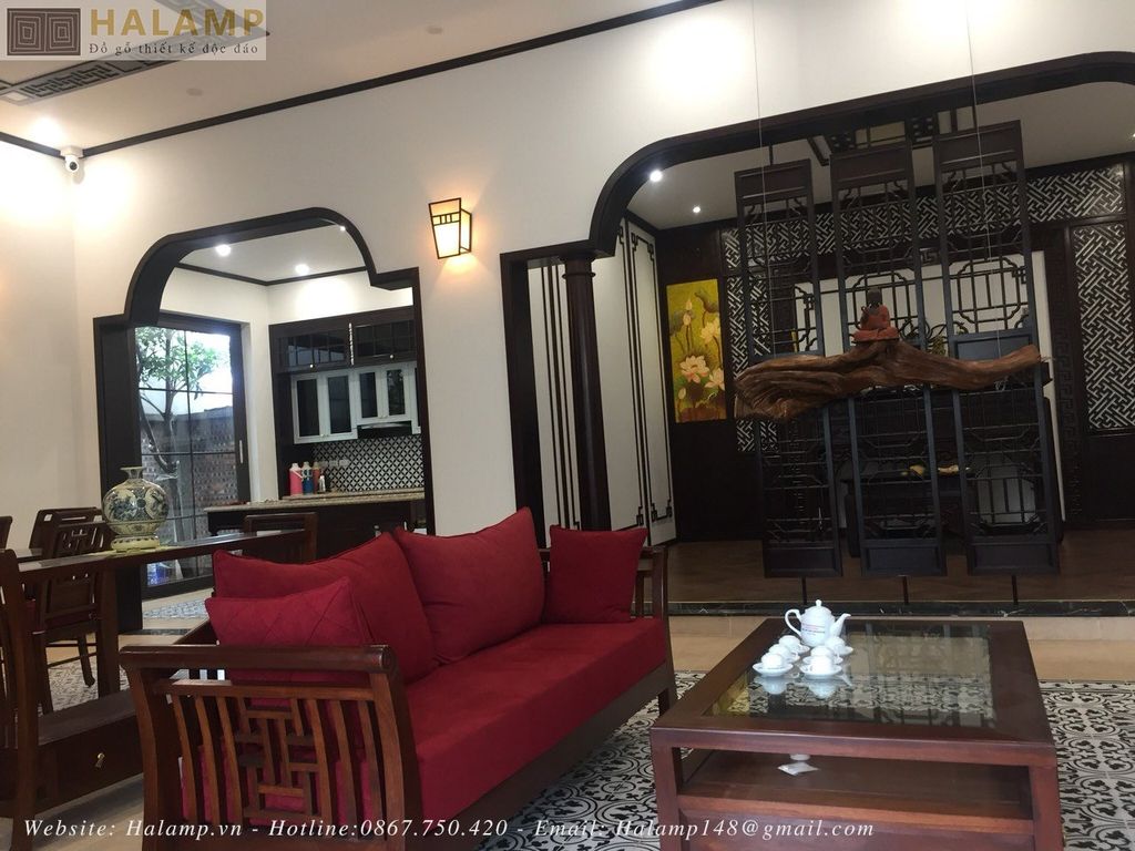 Bộ sofa gỗ gụ grand bois