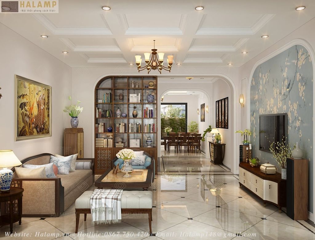 Thiết kế nội thất kết hợp các phong cách