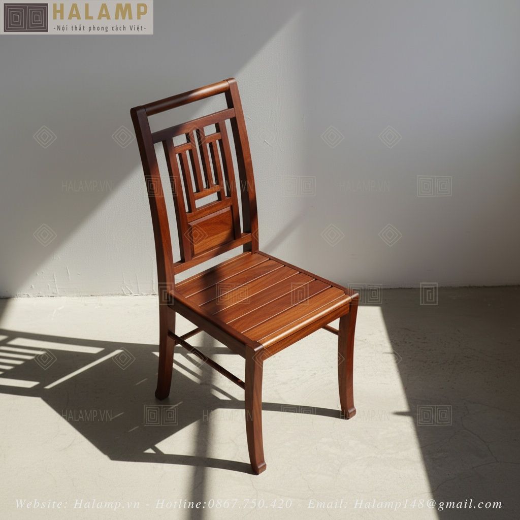 Mẫu ghế ăn gỗ tự nhiên đẹp