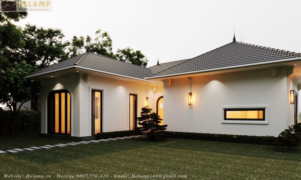 Phương án kiến trúc nhà vườn ở quê Việt