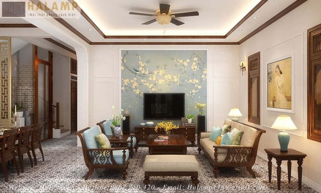 Thiết kế nội thất phong cách indochine