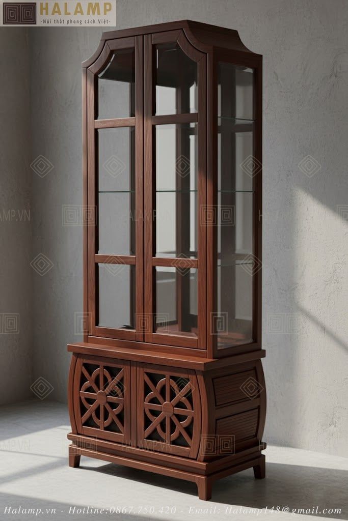 Kích thước tủ trưng bày grandbois chỉnh kích thước phù hợp