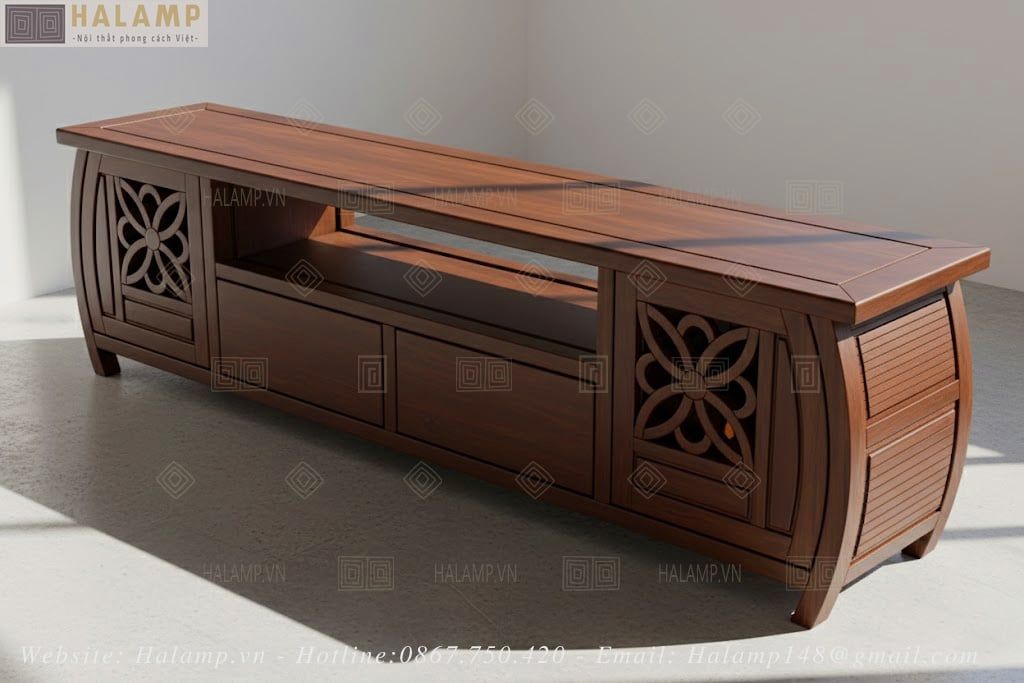 Kích thước kệ ti vi grandbois 1m8