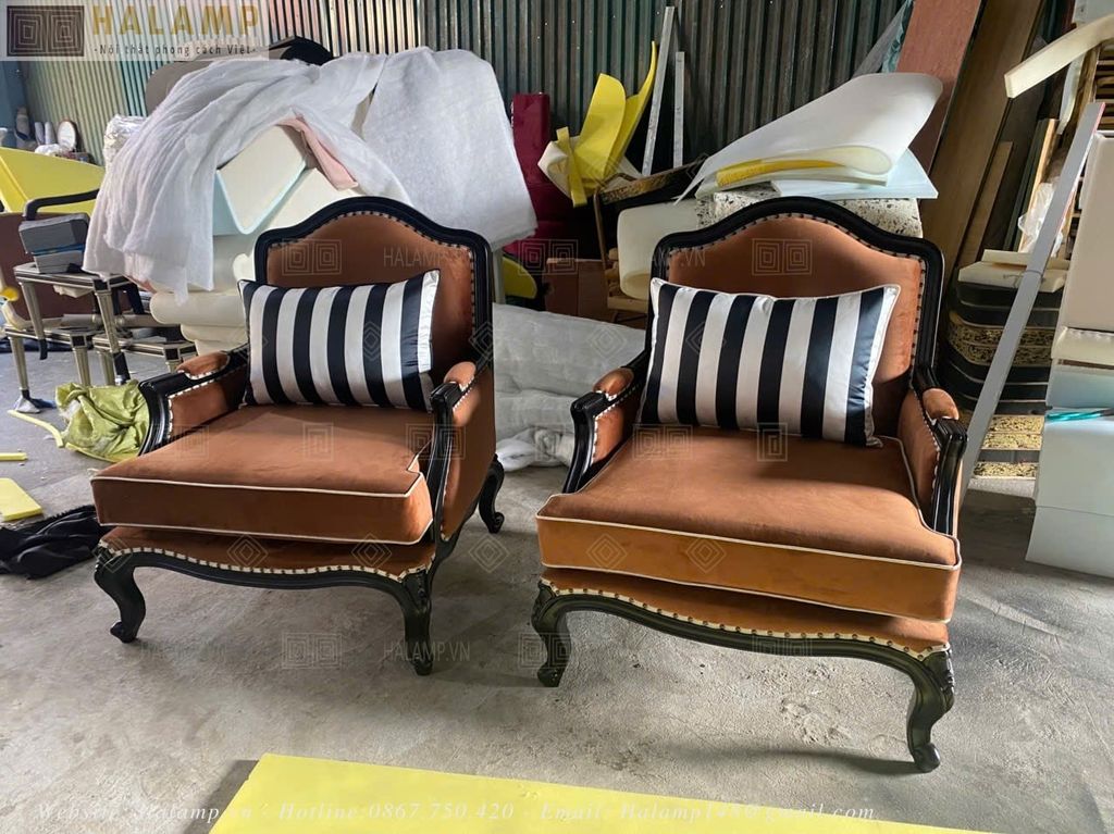 Mẫu sofa indochine tân cổ điển sang trọng