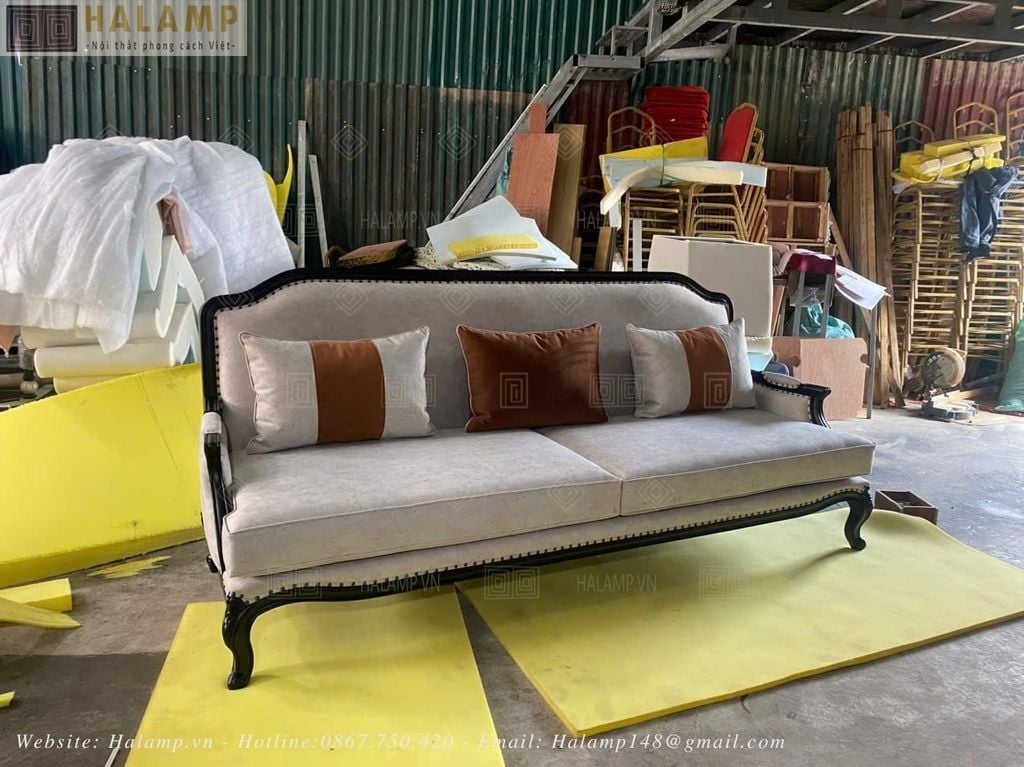 Mẫu sofa indochine tân cổ điển sang trọng