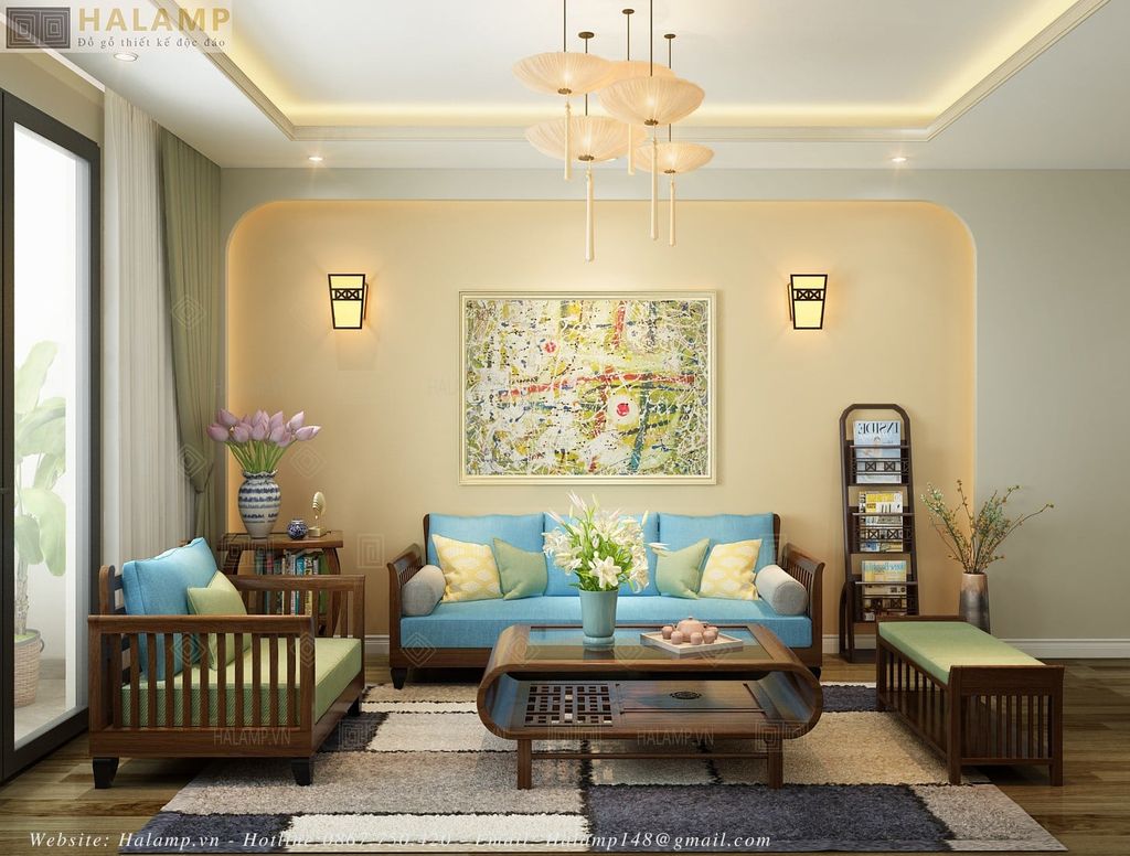 Mẫu sofa art deco phù hợp nội thất indochine