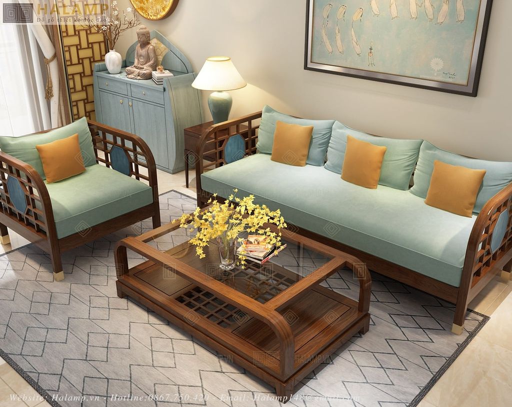 Mẫu sofa art deco phù hợp nội thất indochine