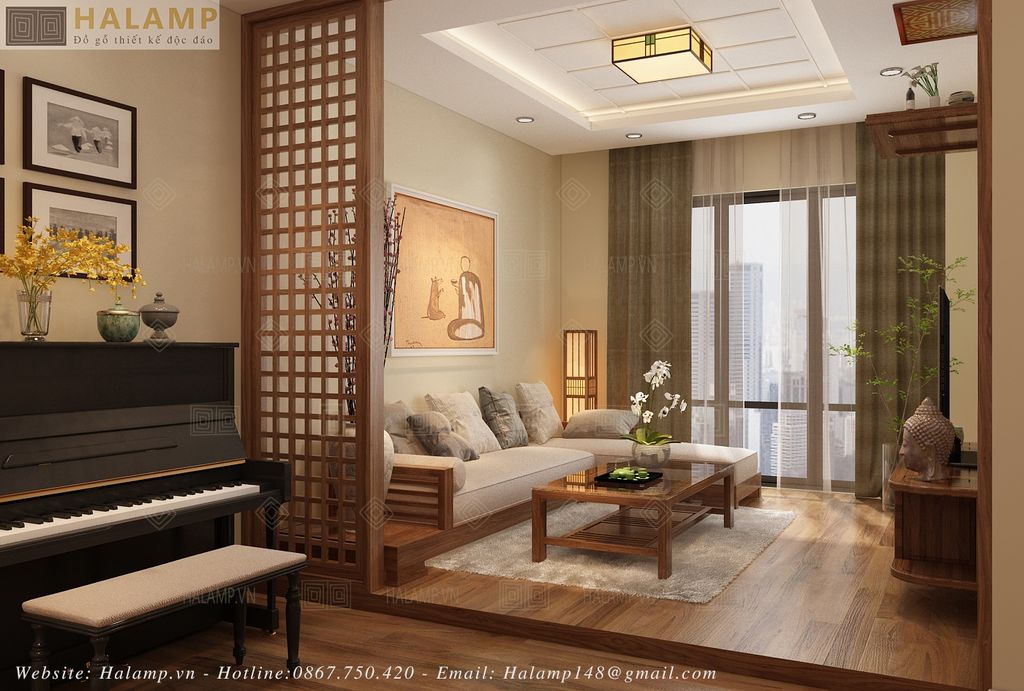 Thiết kế phong cách Nhật - Việt căn hộ chung cư