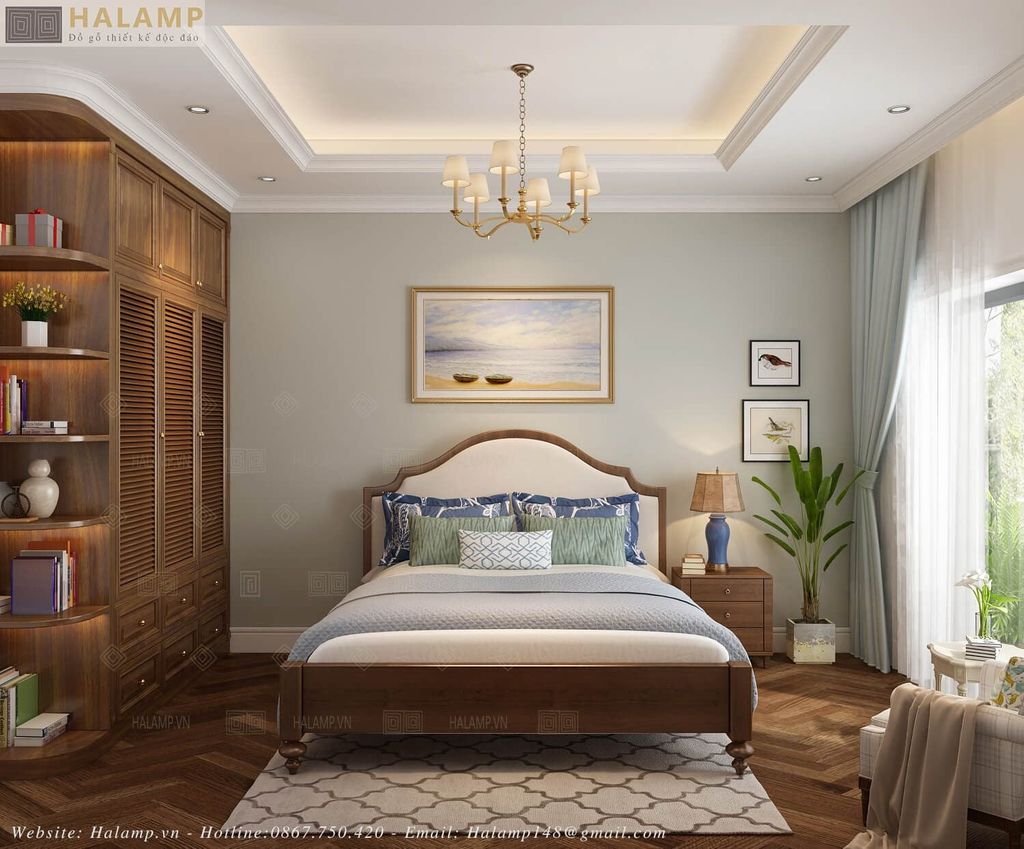 Thiết kế phong cách tân cổ điển nhẹ nhàng