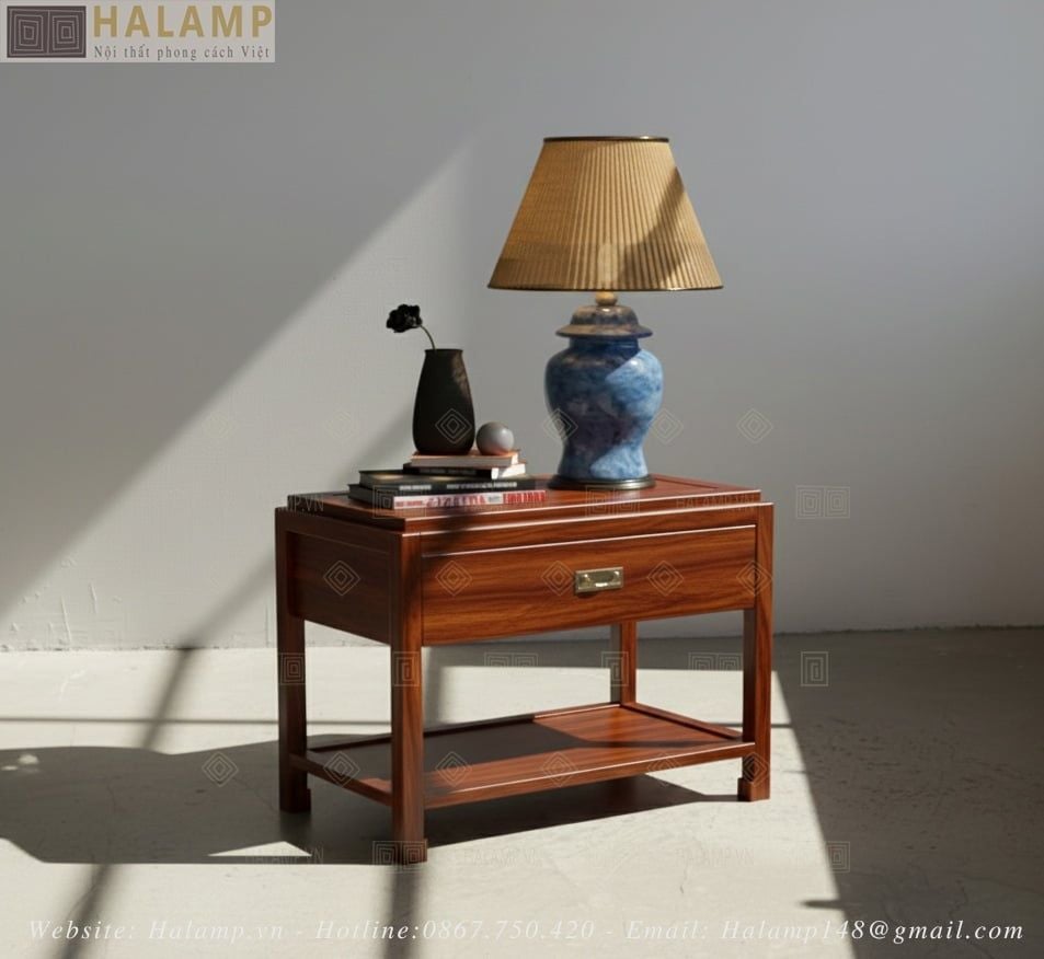 Táp đầu giường gỗ tự nhiên đẹp