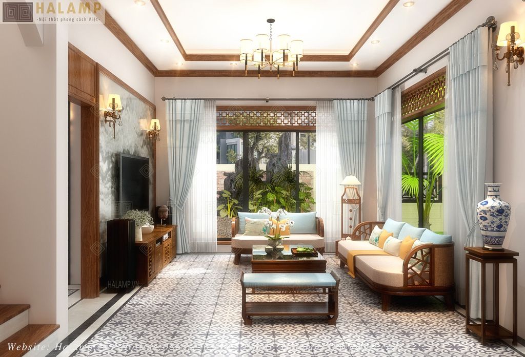 Thiết kế nội thất biệt thự song lập ecopark