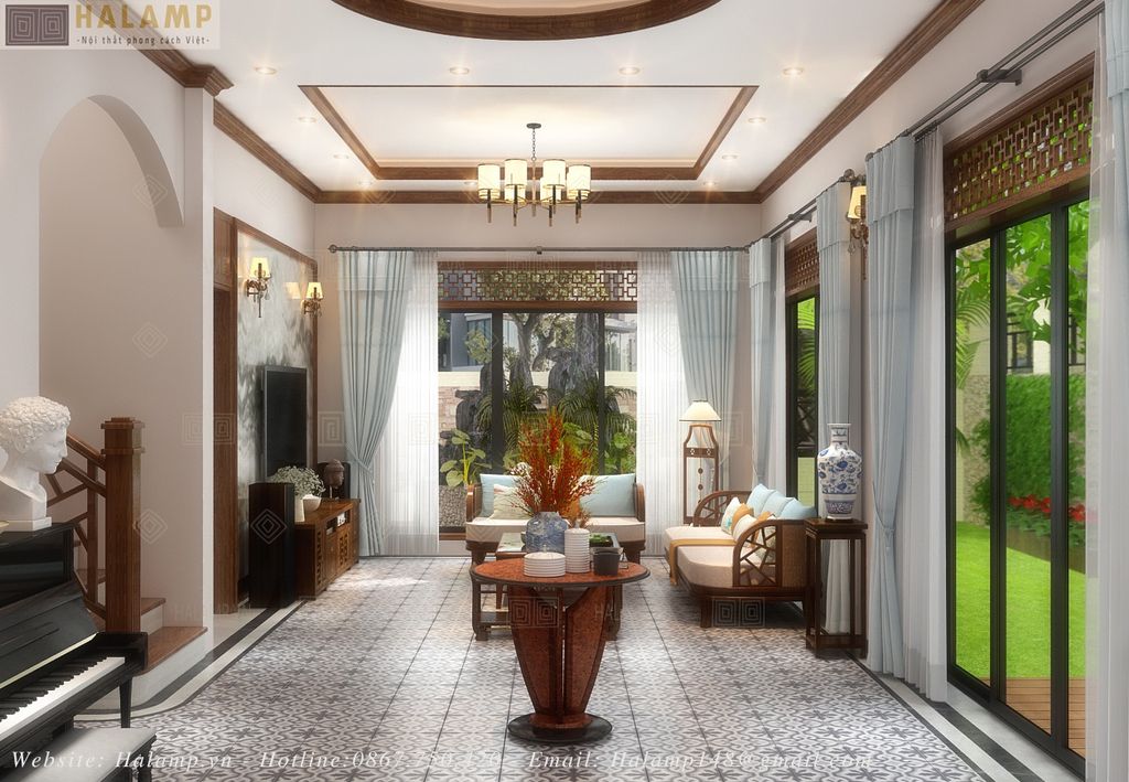 Thiết kế nội thất biệt thự song lập ecopark