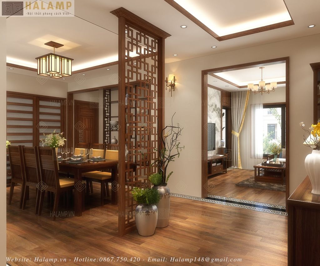 Không gian liên thông phòng khách chung cư