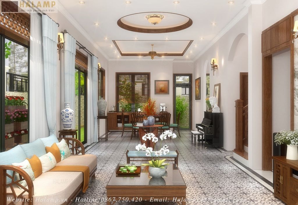 Thiết kế nội thất biệt thự song lập ecopark