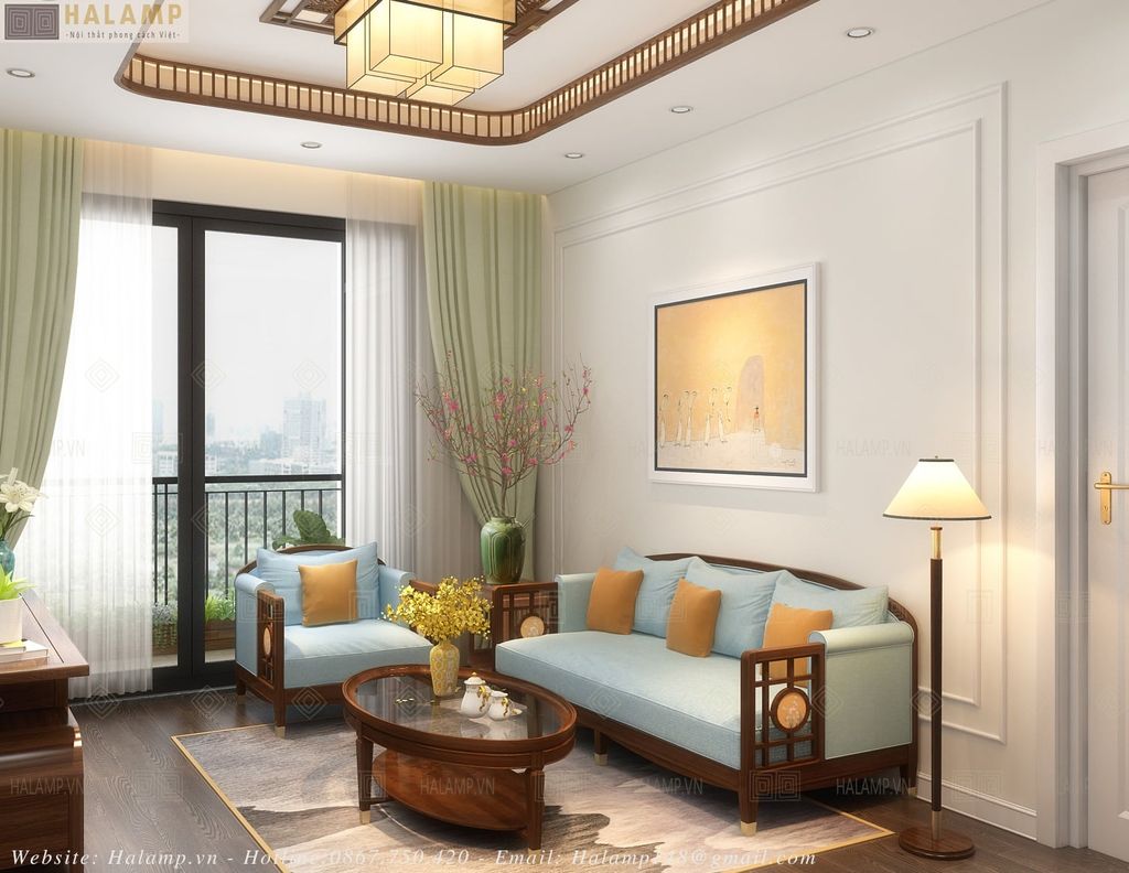 Mẫu sofa Halamp 2026 phù hợp nội thất indochine