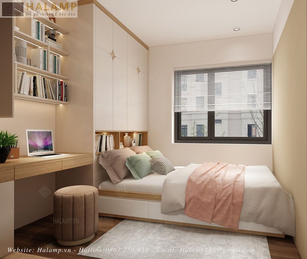 Thiết kế nội thất phòng ngủ con