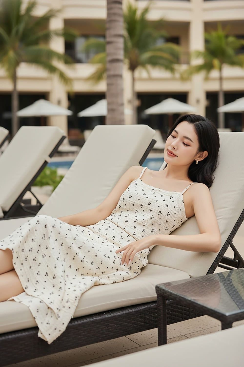 cách phối đồ với chân váy đi biển đẹp