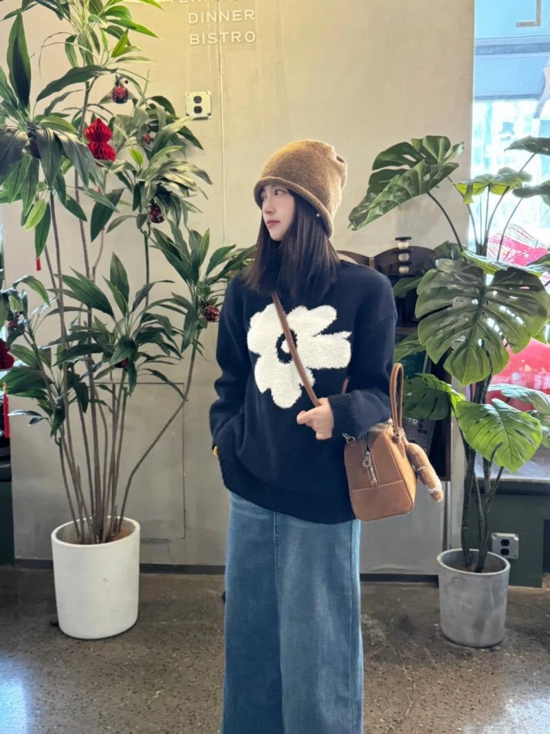 phối đồ với chân váy jean dài