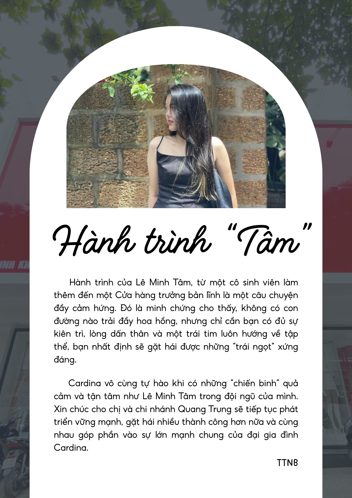 HÀNH TRÌNH TÔI LUYỆN BẢN LĨNH CỦA NỮ CHIẾN BINH CARDINA