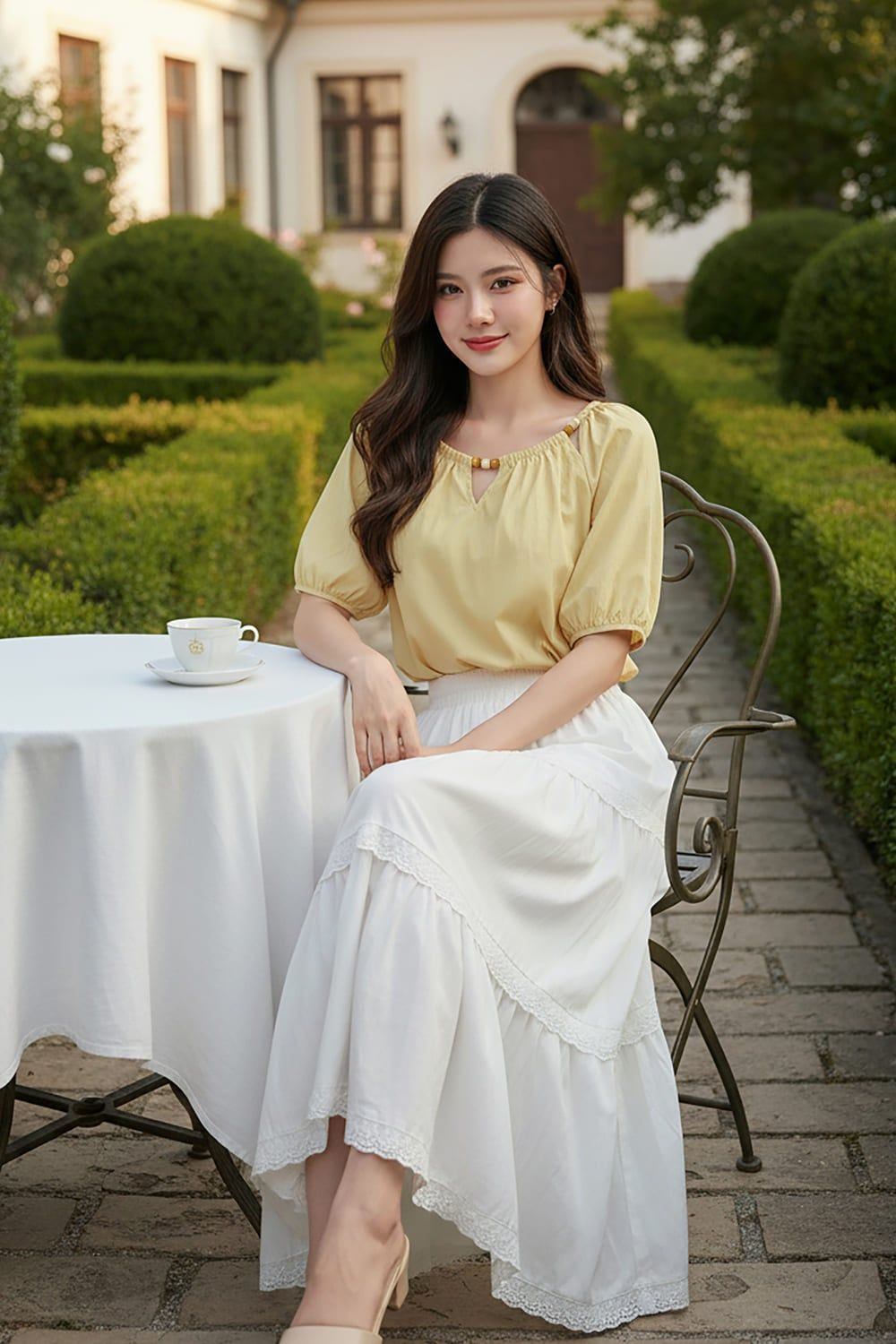 mẫu áo đẹp cho người béo bụng