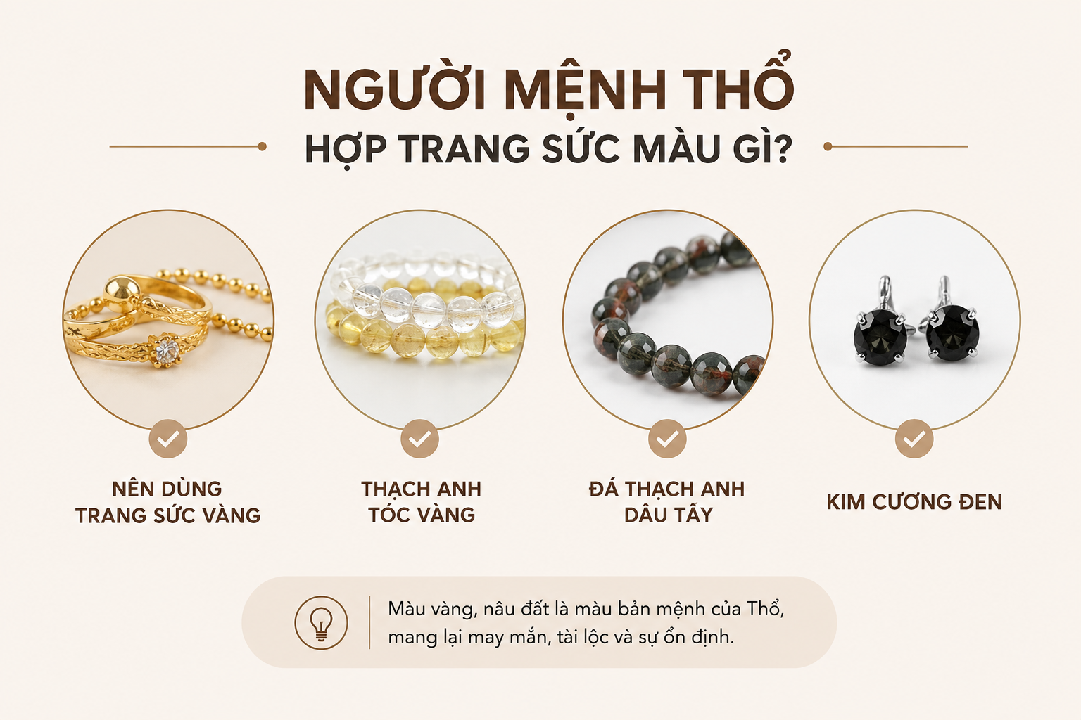 Mệnh thổ hợp màu gì?
