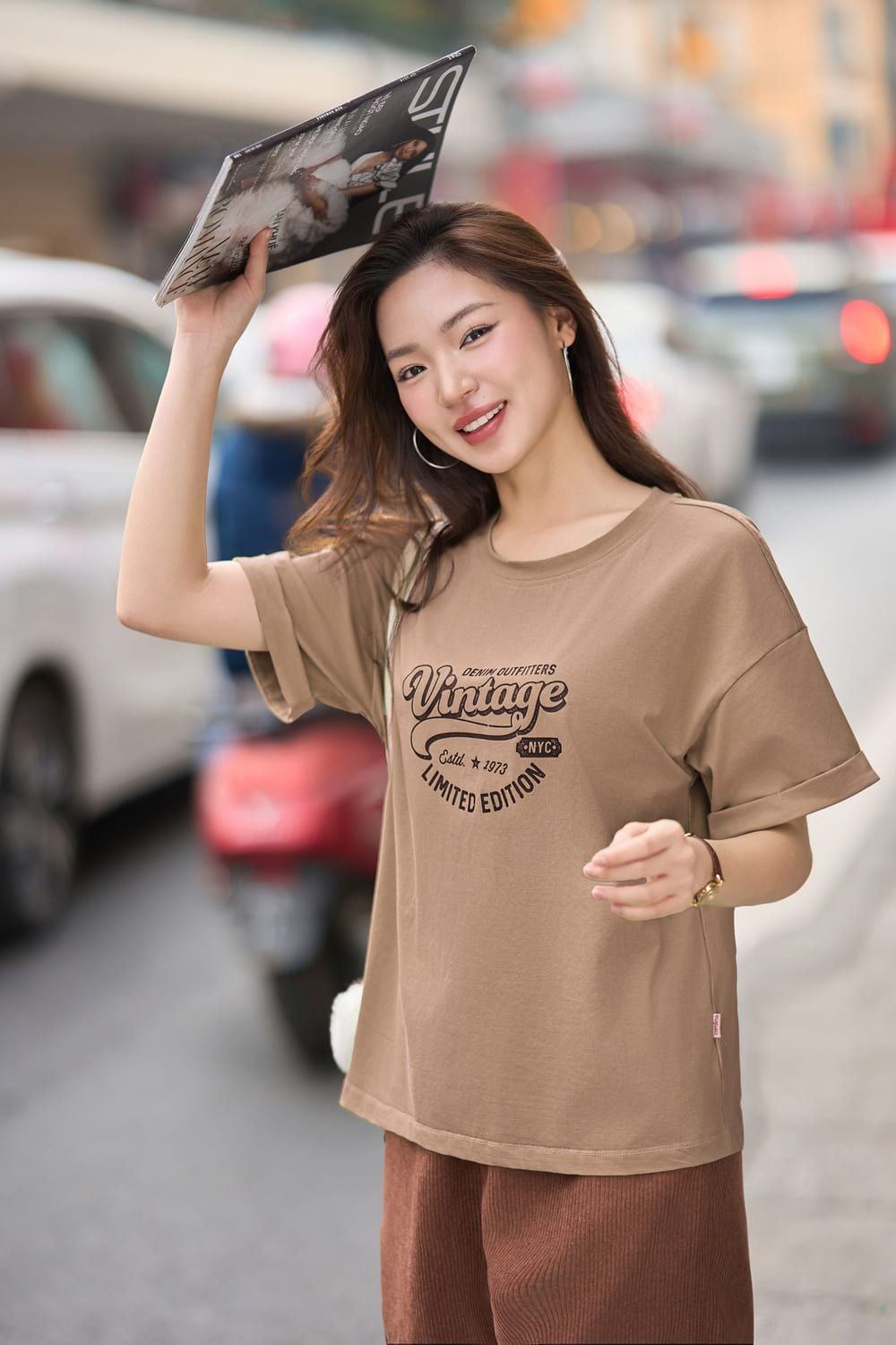 mẫu áo đẹp cho người béo bụng