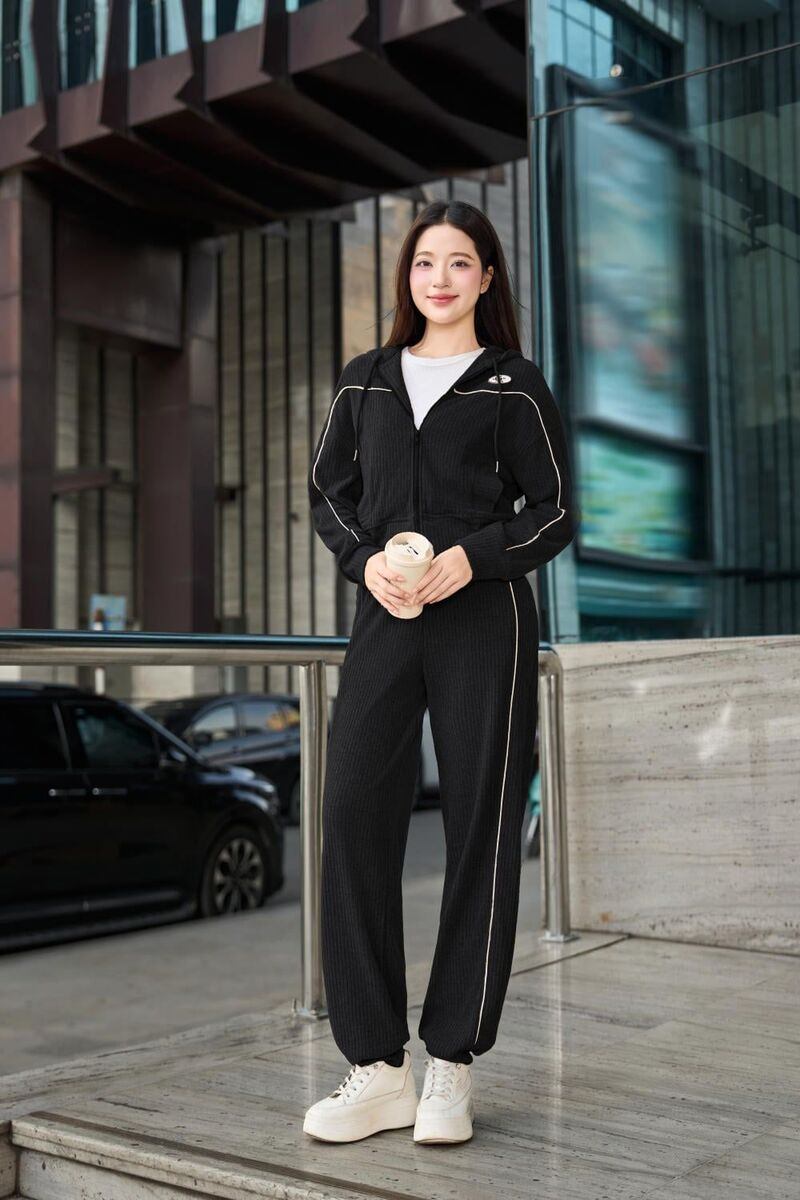 phối đồ với quần culottes ống rộng