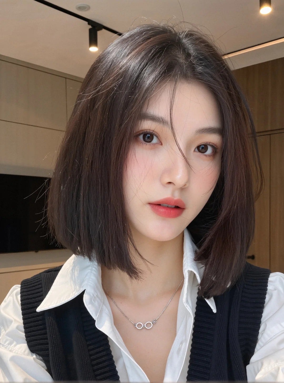 tóc bob ngắn cho mặt tròn