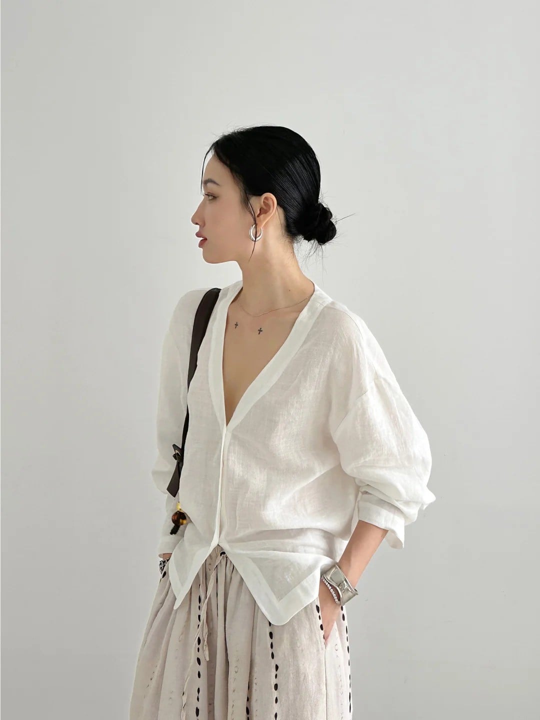 kiểu áo voan đẹp trẻ trung