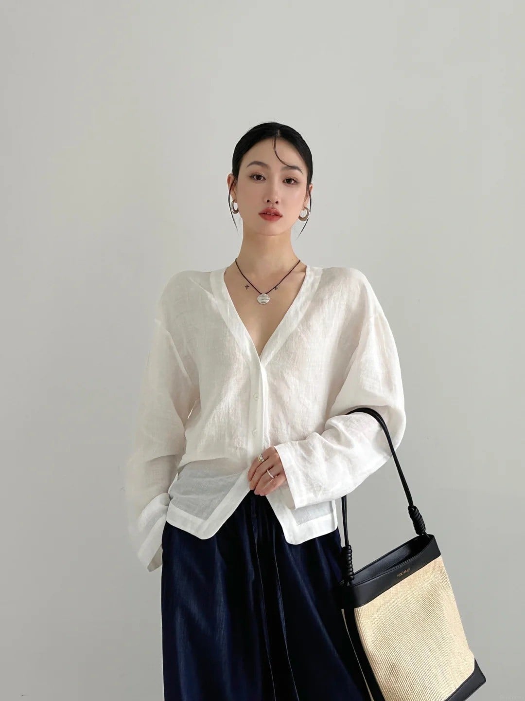 kiểu áo voan đẹp trẻ trung