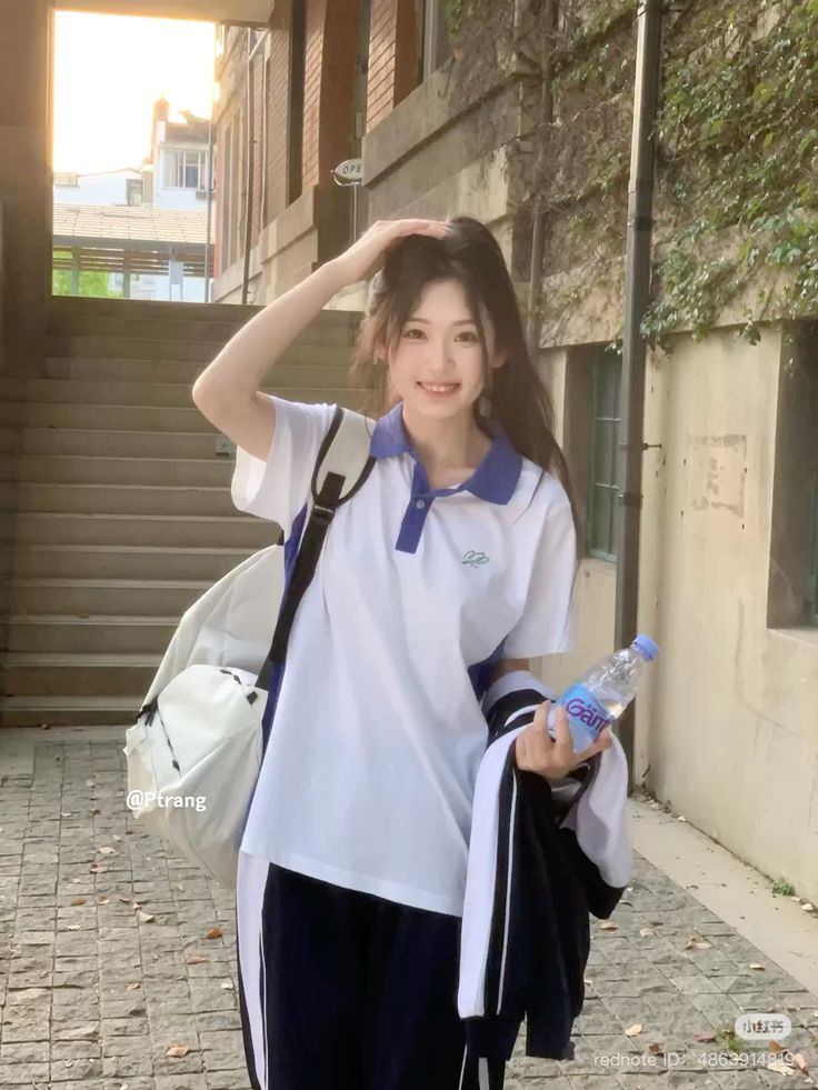 phối đồ nữ đi học cấp 2