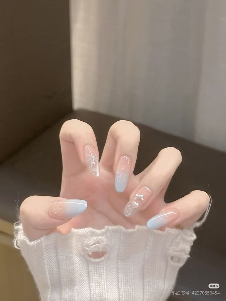 nail loang đá hồng
