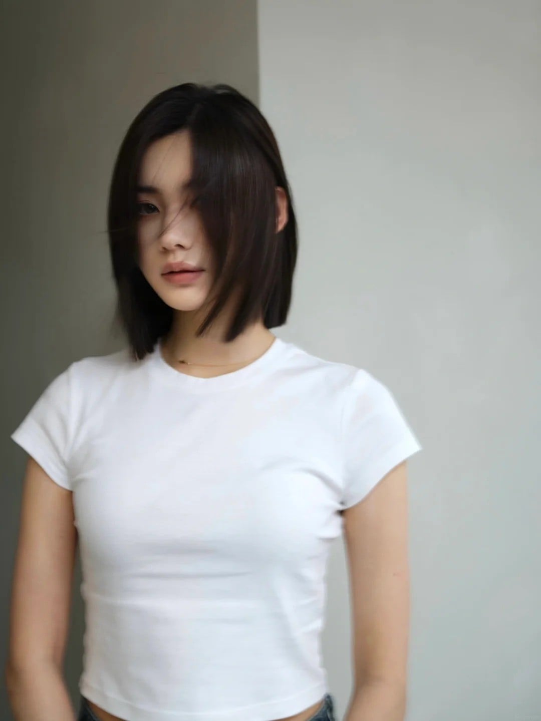 tóc bob ngắn cho mặt tròn