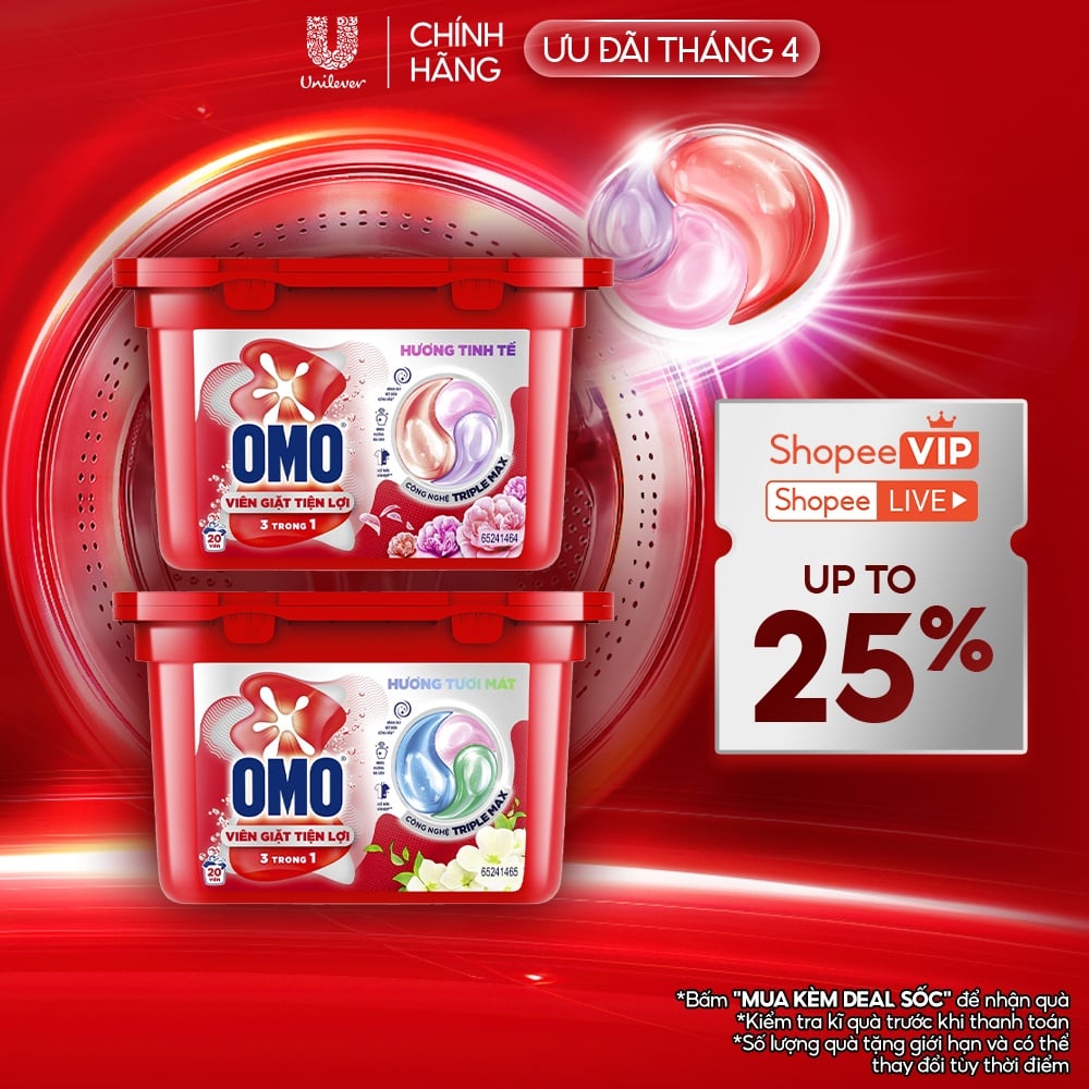 Viên giặt OMO Matic (Unilever - Việt Nam)