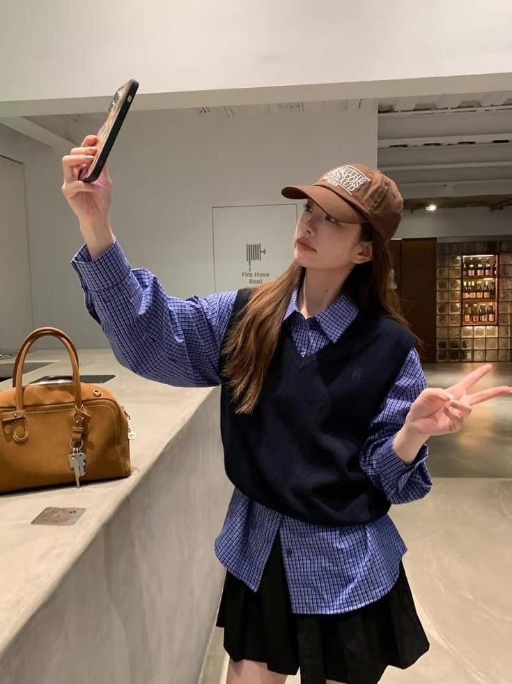 áo kẻ caro